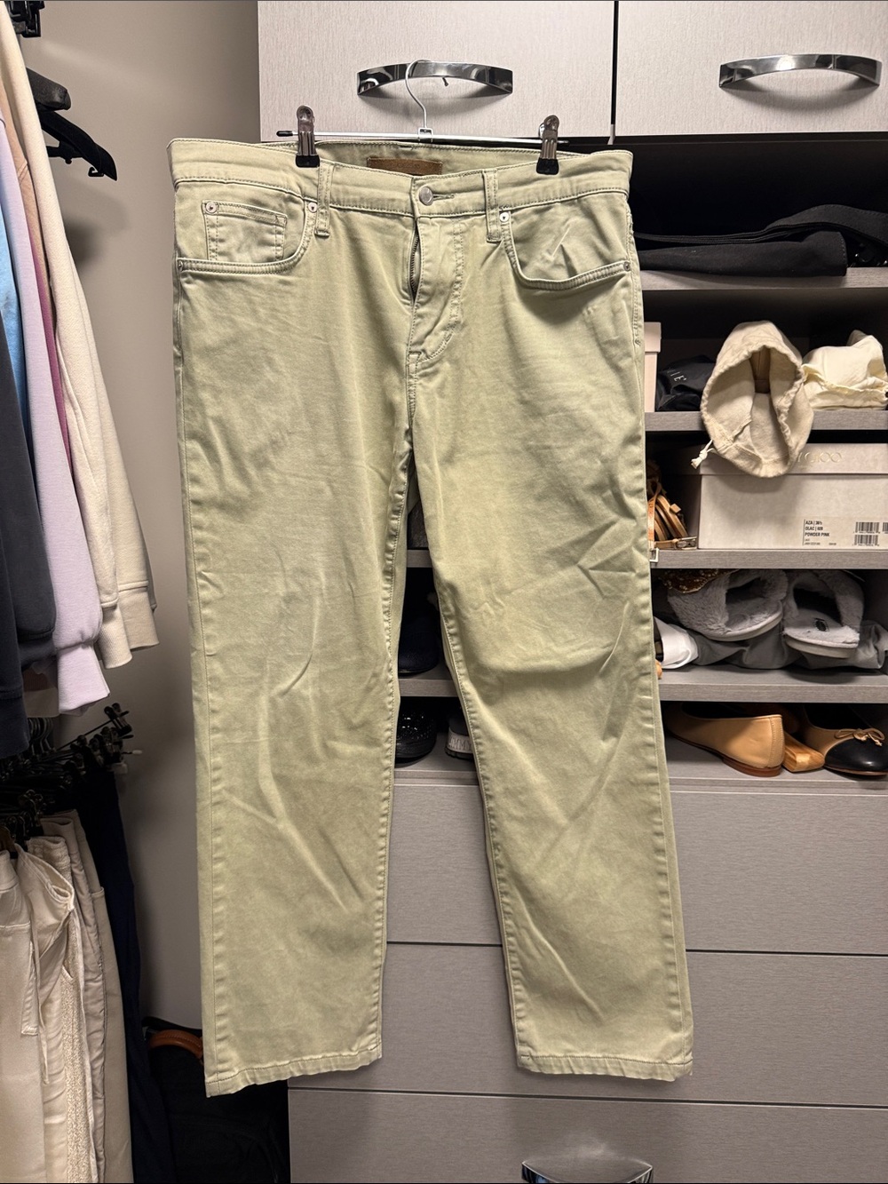 Joe's Jeans Men's Straight Jeans in sage size 33 the Brixton